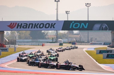 High grip levels, courtesy of the Hankook iON Race, make for two thrilling Formula E races in Italy