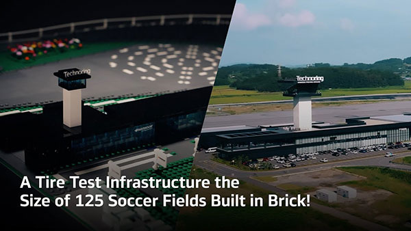 Hankook TechnoringㅣCutting-Edge Tire Testing Infrastructure Recreated in Brick ArtㅣHankookTire