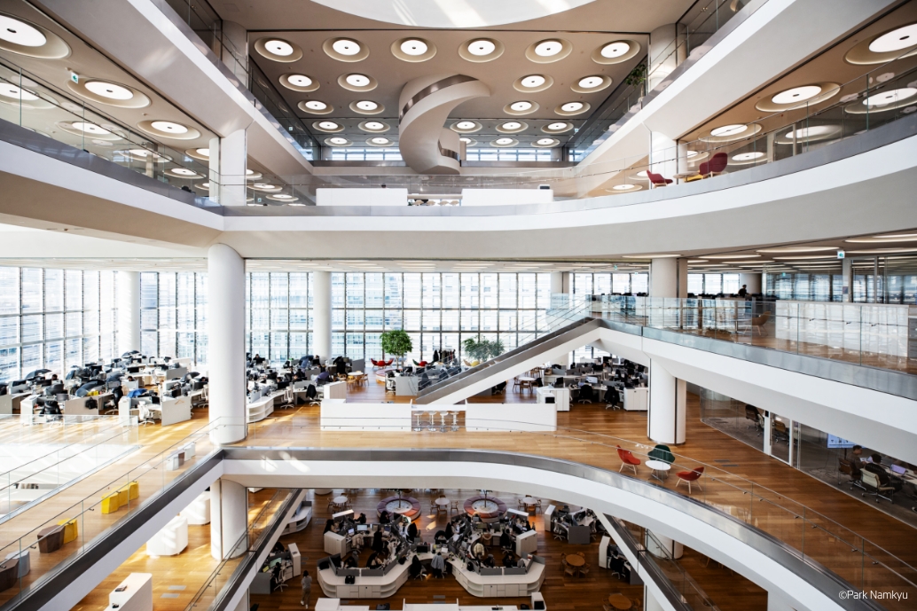 Hankook & Company Group’s Technoplex was designed and built from the ground up with · Proactive Culture at its core.