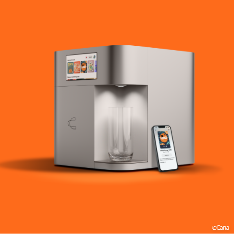 Hankook & Company – 분자 기술을 기반으로 물, 알코올, 탄산, 설탕 등의 기본 재료와 향료 카트리지를 내장해 원하는 음료를 즉석에서 뽑아준다는 개념으로 소개된 카나 원.