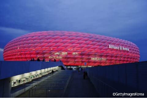 Hankook & Company – The Allianz Arena in Munich, Germany, is also colloquially referred to as 'Schlauchboot' due to its appearance.