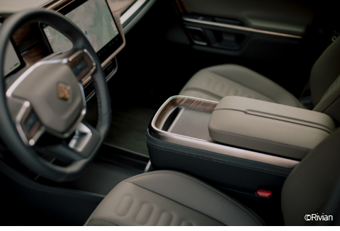 Hankook & Company – The interior of R1T feels luxurious and comfortable.