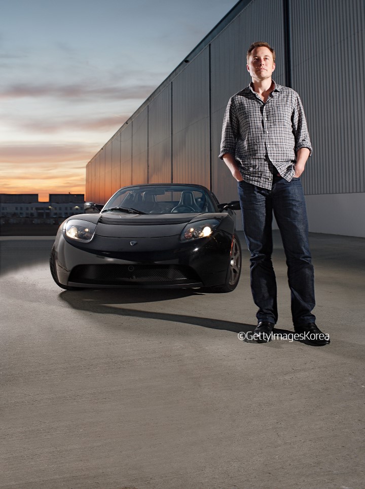 Tony stark shop tesla roadster