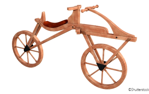 Hankook & Company - Lightweight Material, Draisienne, Luxembourg Gardens in Paris, replica model